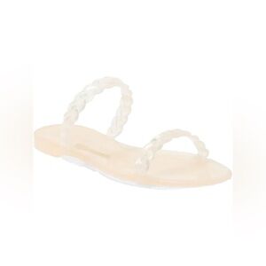 STUART WEITZMAN Braida Womens Open Toe Slip On Jelly Sandals SZ. 8